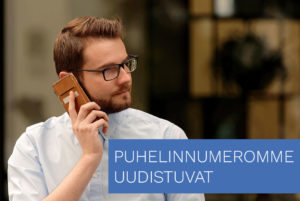 Puhelinnumeromme uudistuvat